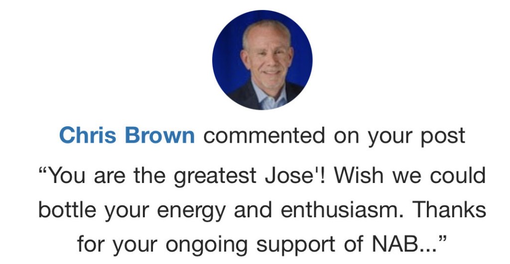 Ing. José María Noriega NAB International Representative Exhibitors Advisory Committee