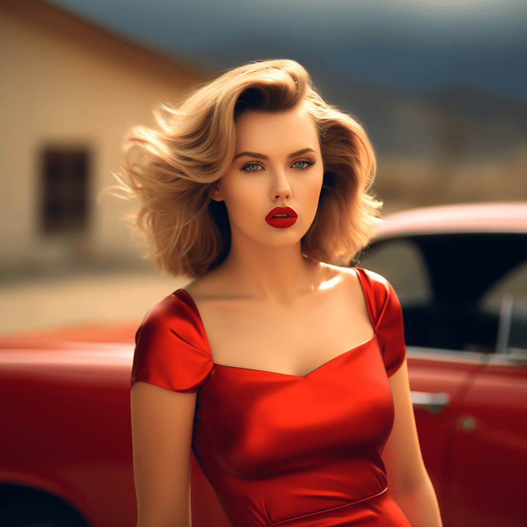 ¿Qué sucede cuando estos dos mundos chocan? Es una combinación hecha en el paraíso. Imagínese a Scarlett saliendo de un auto lujoso, con el cabello revuelto por el viento y sus ojos con un toque de misterio. La combinación es embriagadora.