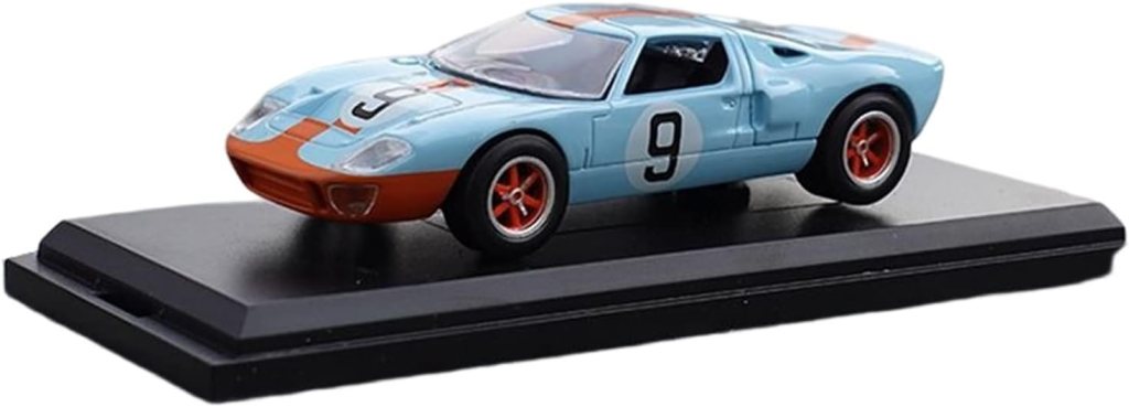 NEVKA Modelos Escala Preconstruidos 1 43 para Ford GT40 Le Mans Aleación Simulación Modelo Coche Moda Adulto Colección Adornos Exhibición Coche En Miniatura (Color : Blue B)