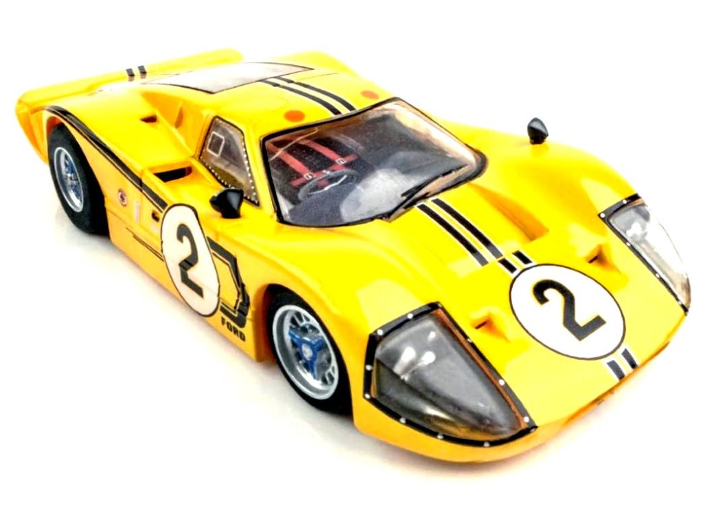 AFX Racemasters Ford GT40 MkIV #2 AFX22014 HO Slot Racing Cars
