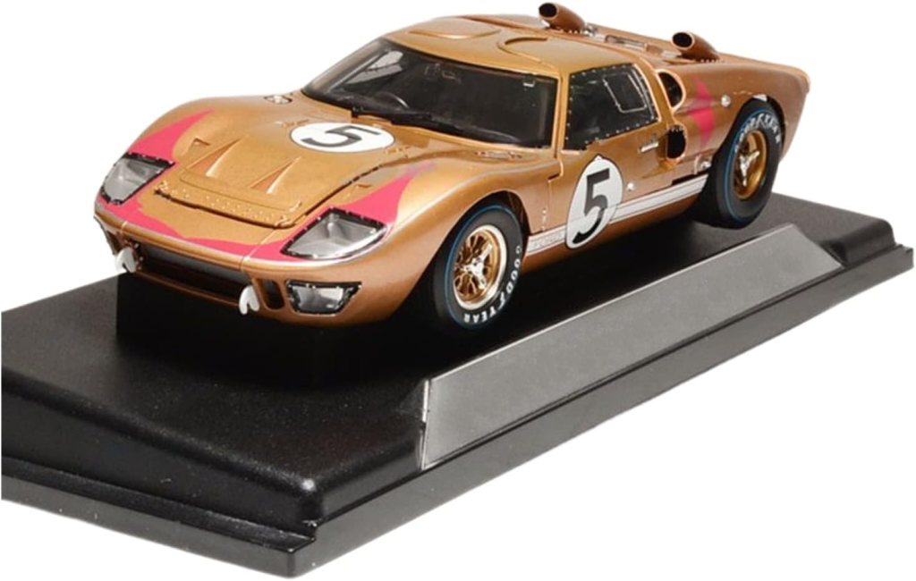 Modelos a Escala Preconstruidos para Ford #5 GT40 MKII 1966 1:18 Modelo De Coche De Resina Colección De Juguetes Adorno De Exhibición Regalo De Recuerdo Coche En Miniatura