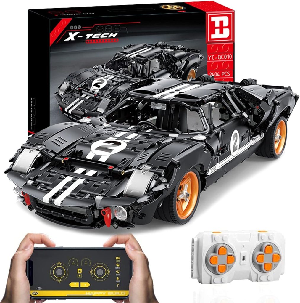 Kit De Bloques Construcción Technic Car Para Ford GT40 Race Car,Kit Modelo Coche Deportivo Technic,Technic Model 2400 Piezas Compatible Con Lego dynamic,50 * 24 * 13cm
Marca: AGGJ