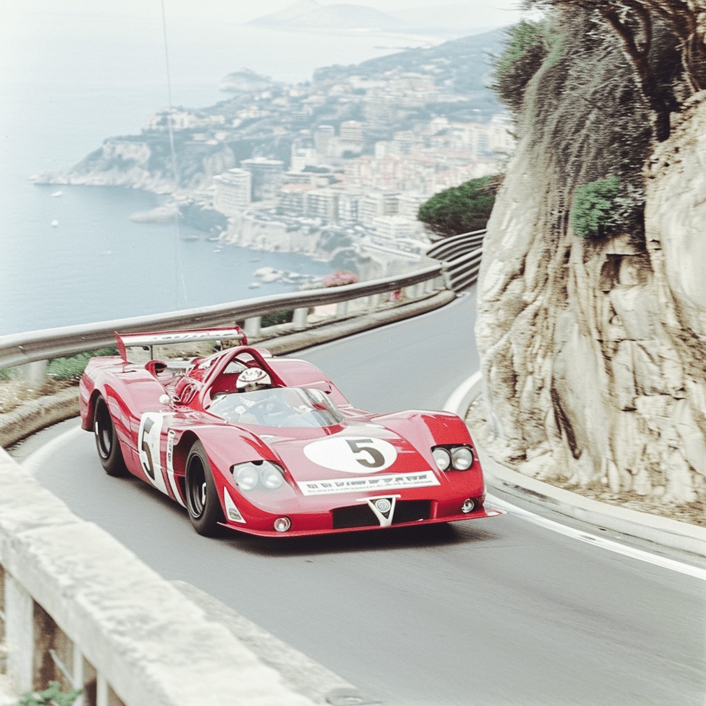 En cuanto al diseño del automóvil, el talentoso diseñador italiano Carlo Chiti contribuyó significativamente al desarrollo del Alfa Romeo 33/3, consolidando su legado en el mundo de las carreras de autos deportivos.