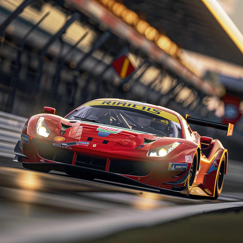 Competizione Ferrari 296 GT3 claimed victory in the Grand Touring Daytona Pro (GTD PRO