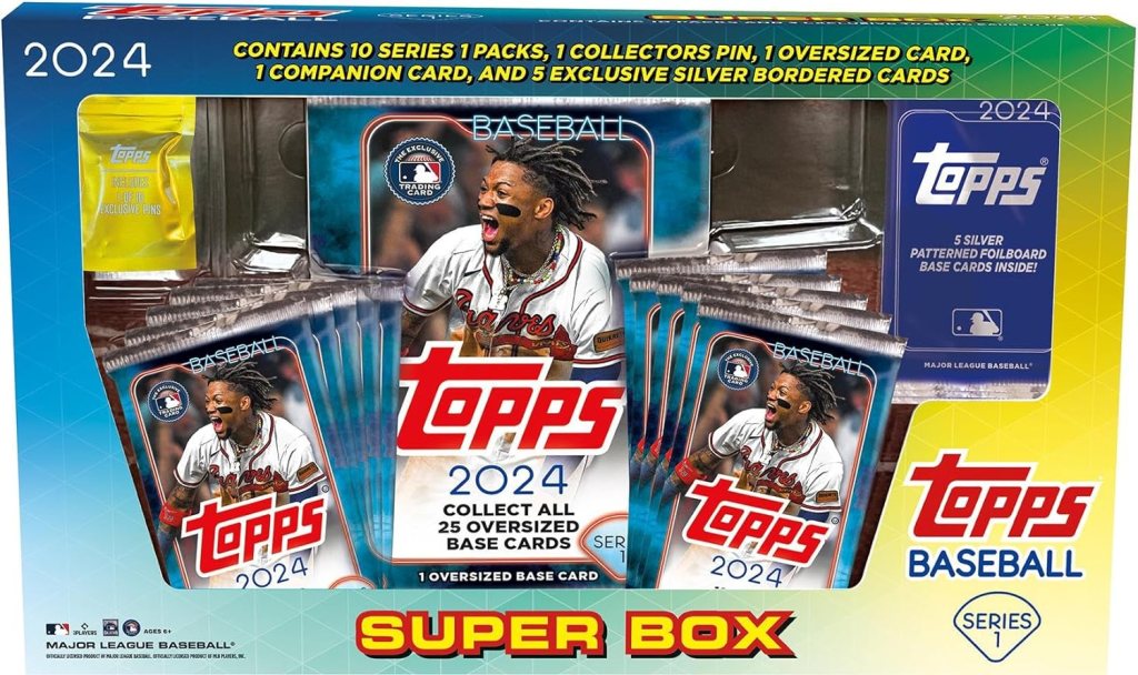
2024 Topps Series 1 Baseball Factory Sealed Super Box - Baseball Complete Sets