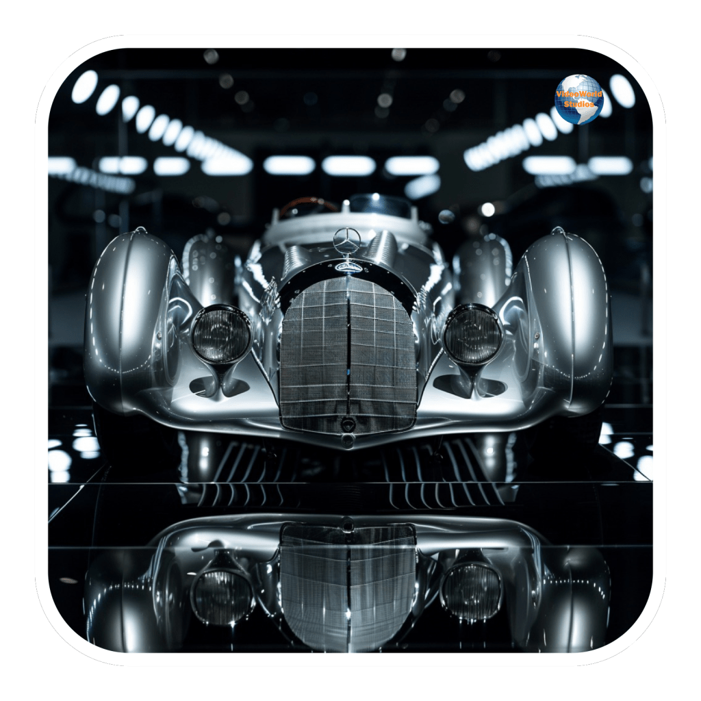 The Silberpfeil, designed by Rudolf Uhlenhaut, was a powerful and lightweight car with impressive speed capabilities, reaching up to 320 km/h.