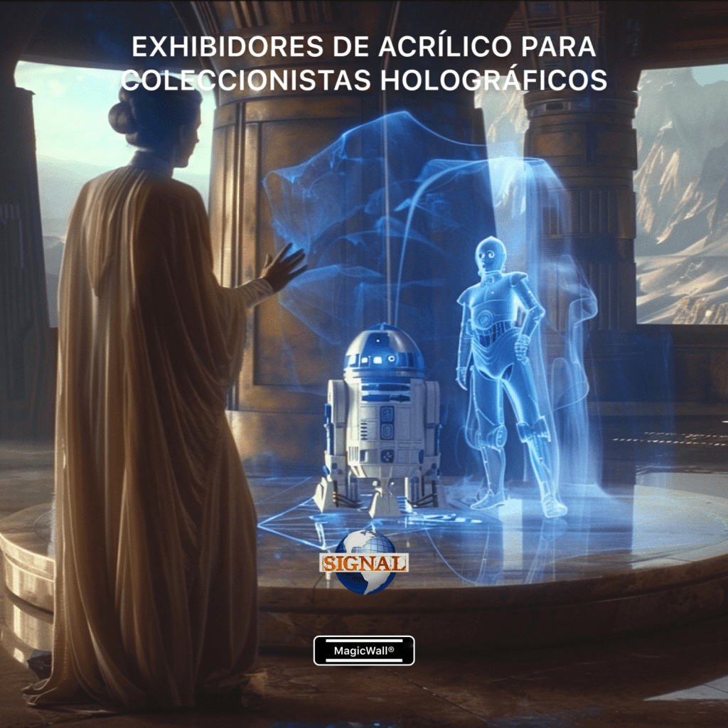 El famoso mensaje holográfico de auxilio de la Princesa Leia en "Star Wars: Una Nueva Esperanza" es uno de los momentos más icónicos del cine.