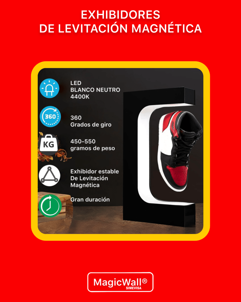 Estos exhibidores son compatibles con una amplia gama de paneles ranurados, mostradores y repisas, facilitando su integración.