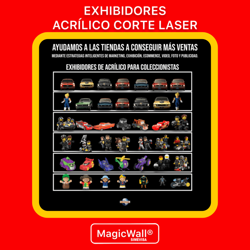 Los exhibidores de SIGNAL•SIMEVISA mejoran la presentación de los artículos y generan más ventas y experiencias de compra innovadoras.