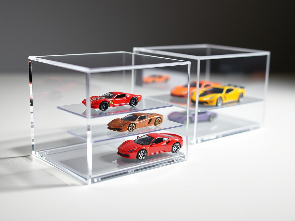 ¡Optimiza tus espacios y muestra tus colecciones con orgullo! Entendemos lo importante que es para ti que tus colecciones luzcan de la mejor manera posible. Con nuestros sistemas de exhibición modular de acrílico, cortados con láser, podrás hacer que brillen aún más. Además, te ofrecemos envío gratis a todo México para que puedas disfrutarlo sin preocupaciones.