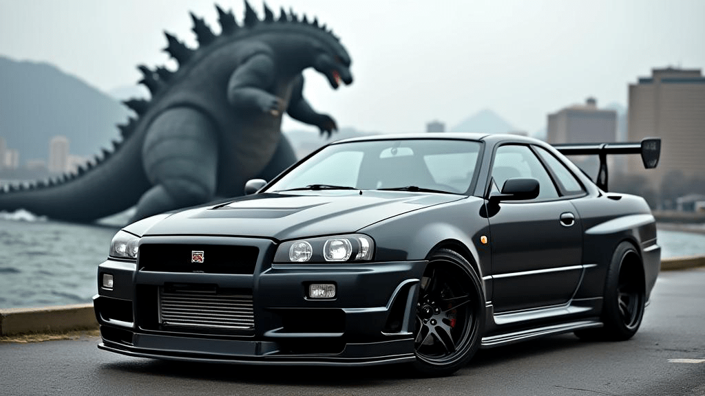 Del Asfalto a tu Vitrina: Nissan Skyline GT-R R34&nbsp;“Godzilla”